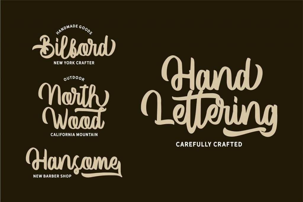 Vector Type - New Script Font