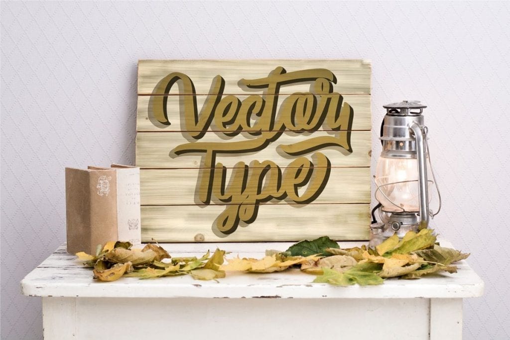 Vector Type - New Script Font