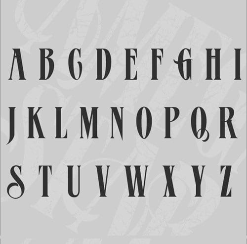 Amega Star Font Copy