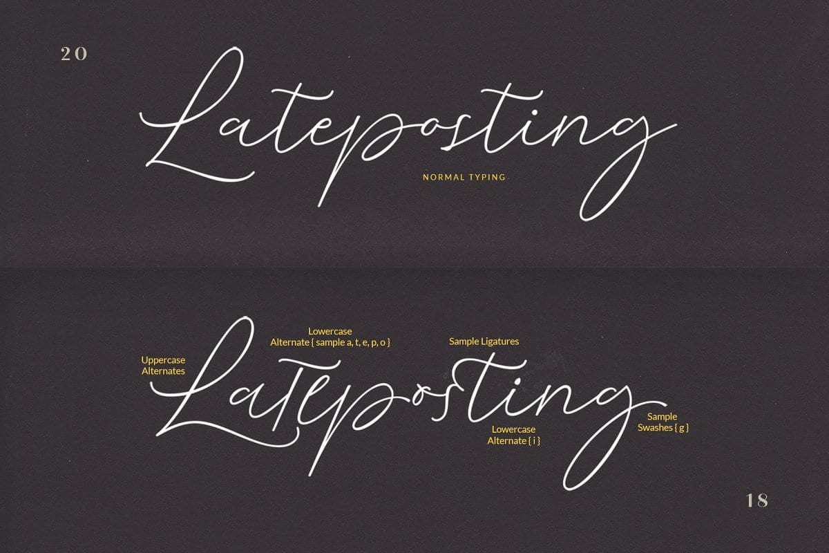 Cochocib Script Font