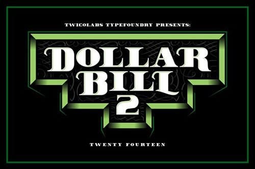 Dollar Bill Font