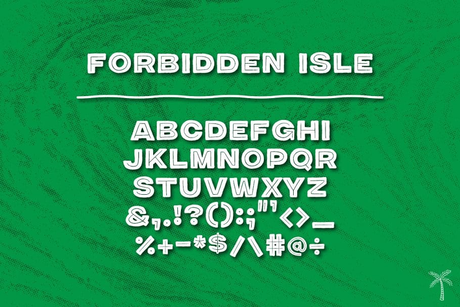 Forbidden Isle Tiki Font