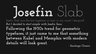 Josefin Slab Font