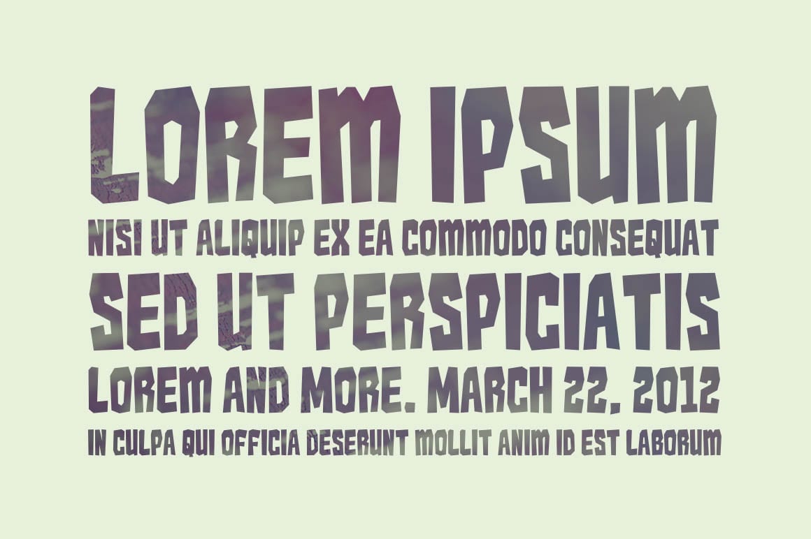 Kaiju Monster Font