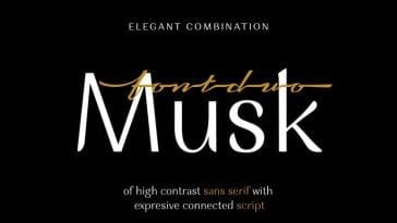 Musk Sans Serif Typeface Font