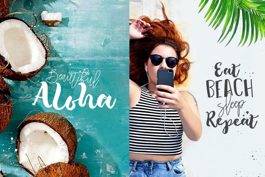 The Tropical Script Font