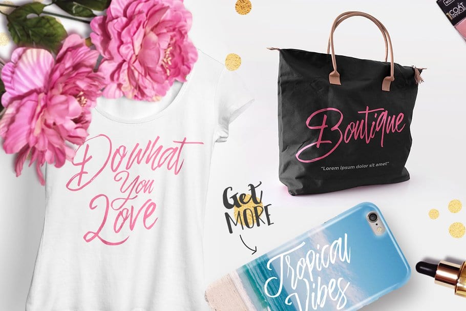 The Tropical Script Font