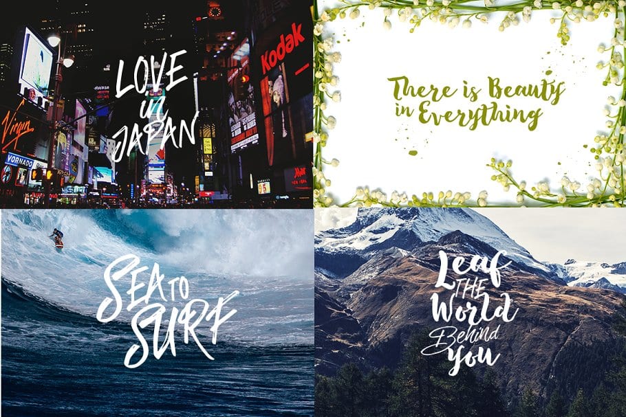 The Tropical Script Font