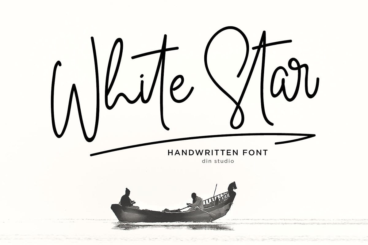 White Star Handwritten Font