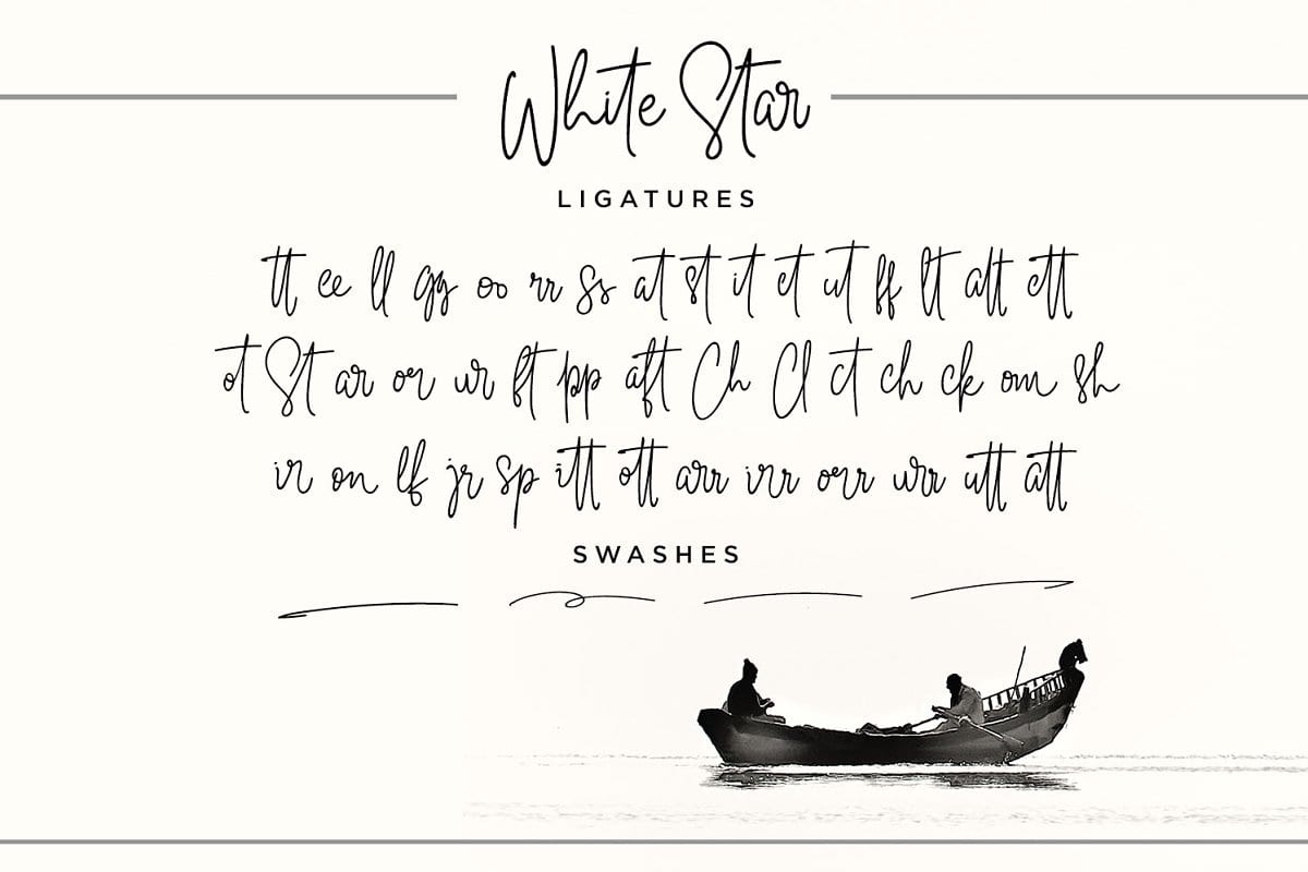 White Star Handwritten Font