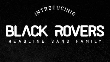 Black Rovers Sans Font