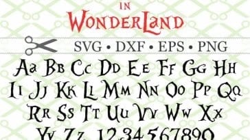 Alice in Wonderland Font
