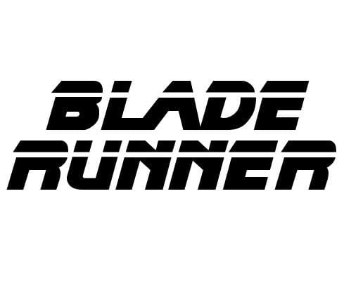 blade runner font in artcut software