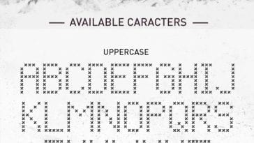 CF Christmas Stitch Font