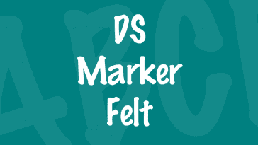 DS Marker Felt Font