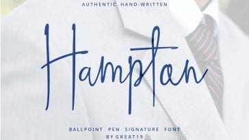 Hampton Handwriting Font