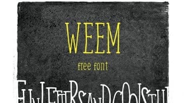 Weem Font