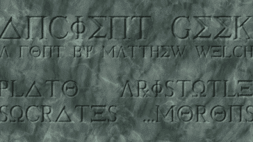 Ancient Geek Greek Font Generator