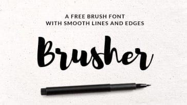 Brusher Font Adobe Brusher