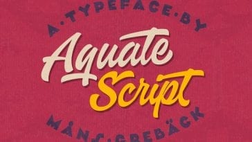 Aquate Script Font