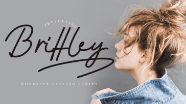 Brittley Monoline Script Font