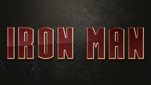 Iron Man Font