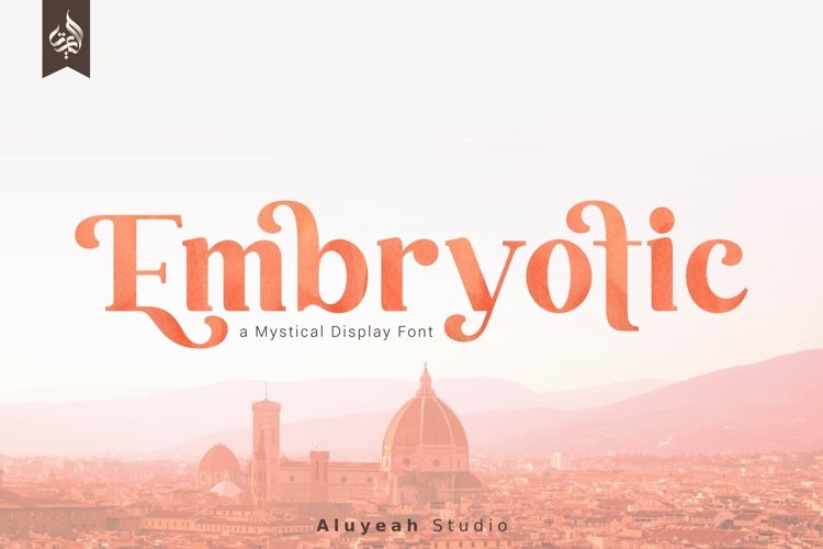 Embryotic Serif Display Font