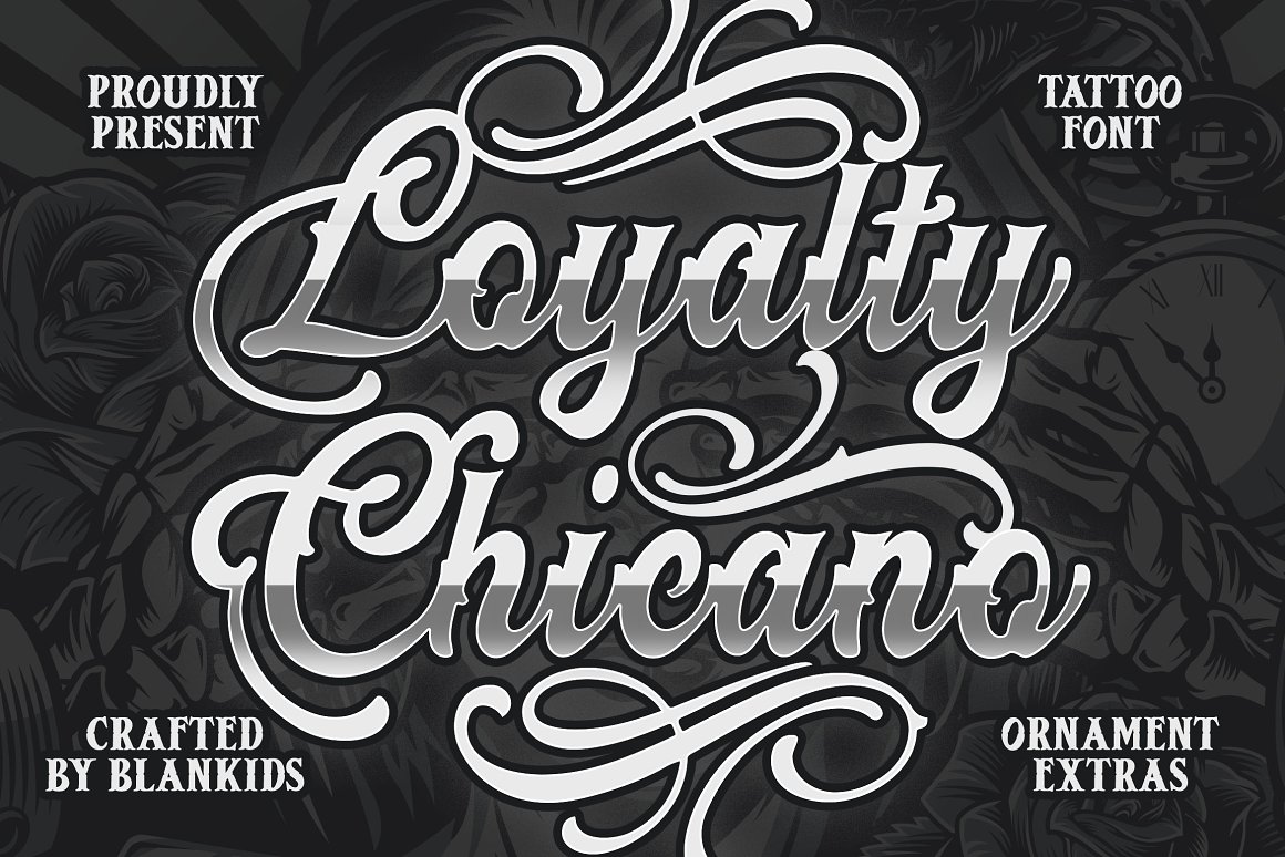 Loyalty Chicano A Script Tattoo Font Upfonts Loyalty Chicano A Script Tattoo Font Upfonts