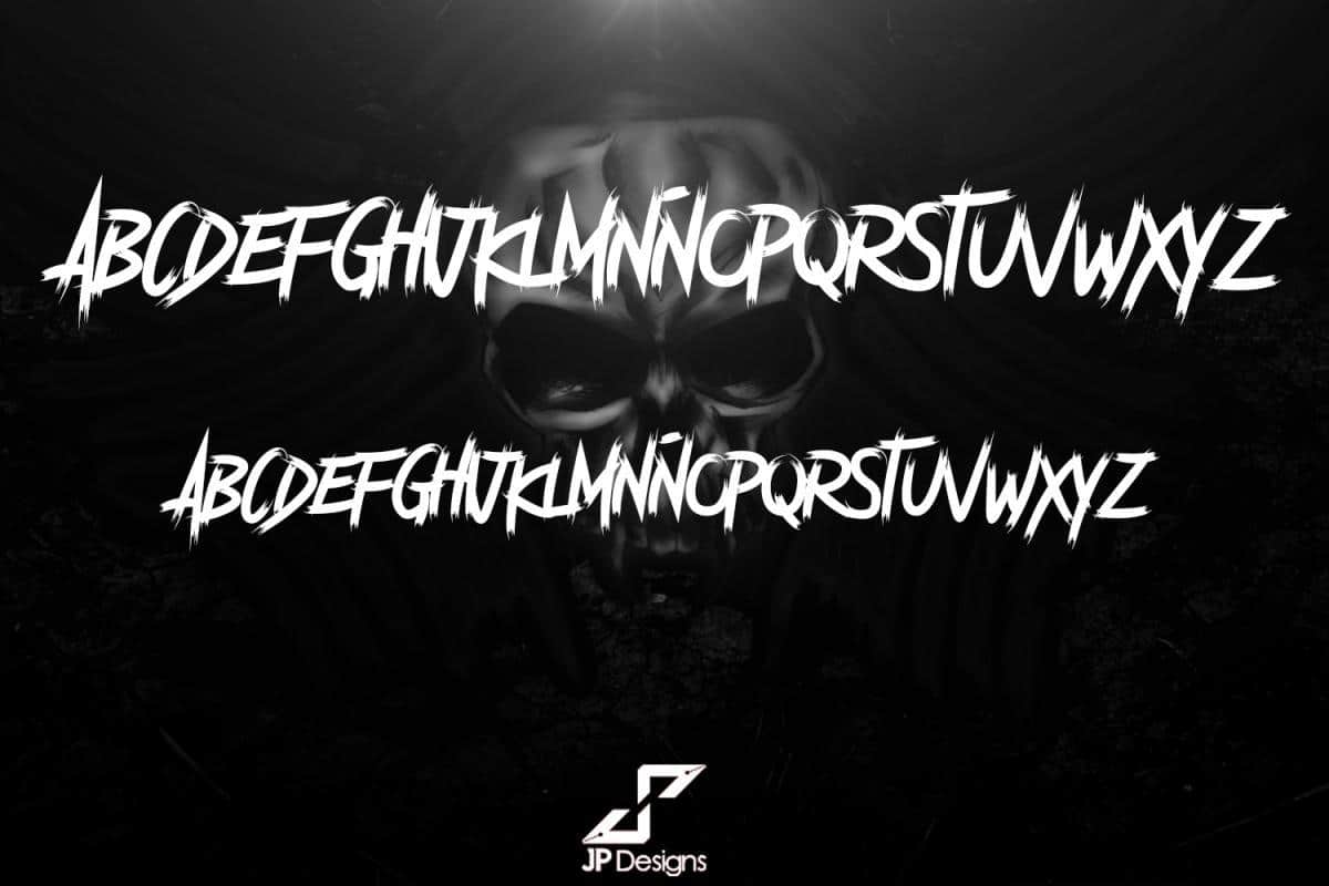 Attack Of Blood Font 2