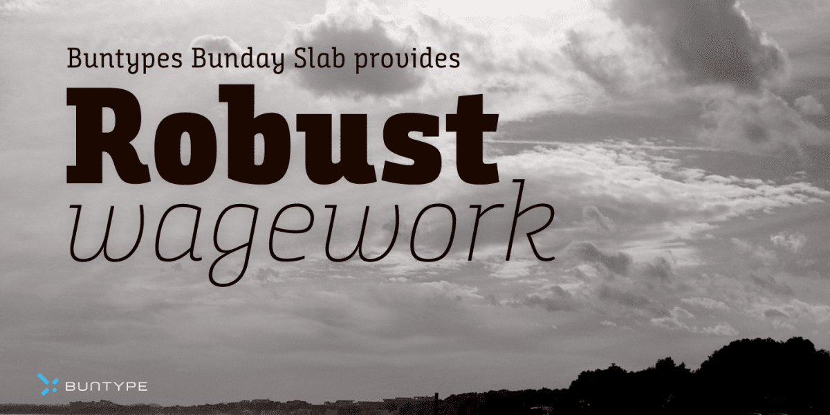 Bunday™ Slab Font Family 8