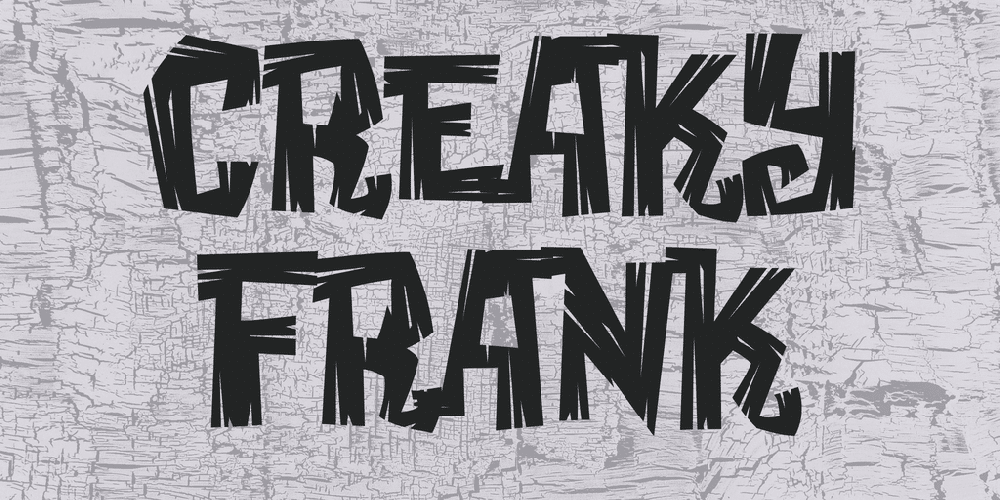 Creaky Frank Font