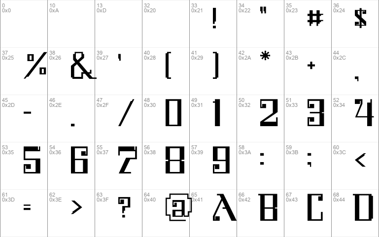 Decotech Font 1