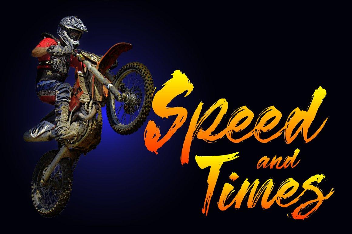 Hardy Blow Script Font 5