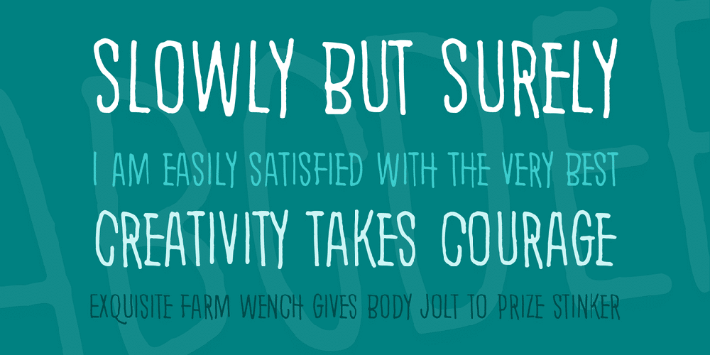 I Love The Smell Of Rain Font 1