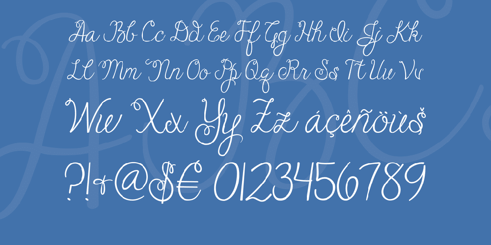 Janda Cheerful Script Font 3