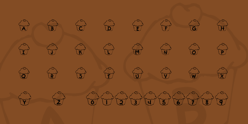 Kr Cupcake Font 1