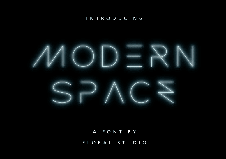 Modern Space Font