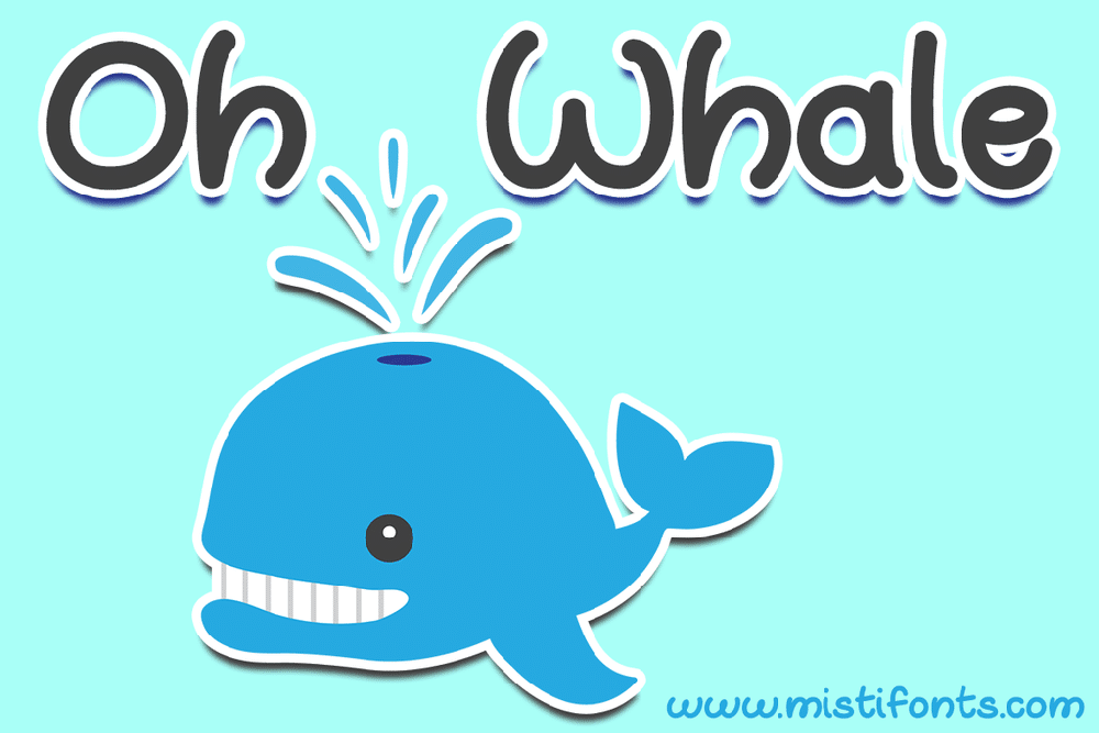 Oh Whale Font