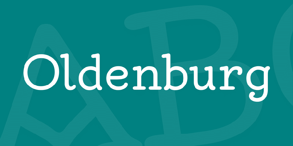 Oldenburg Font