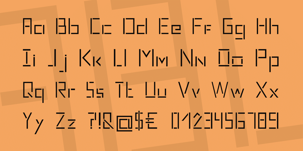 Sharp Cardinal Font 3