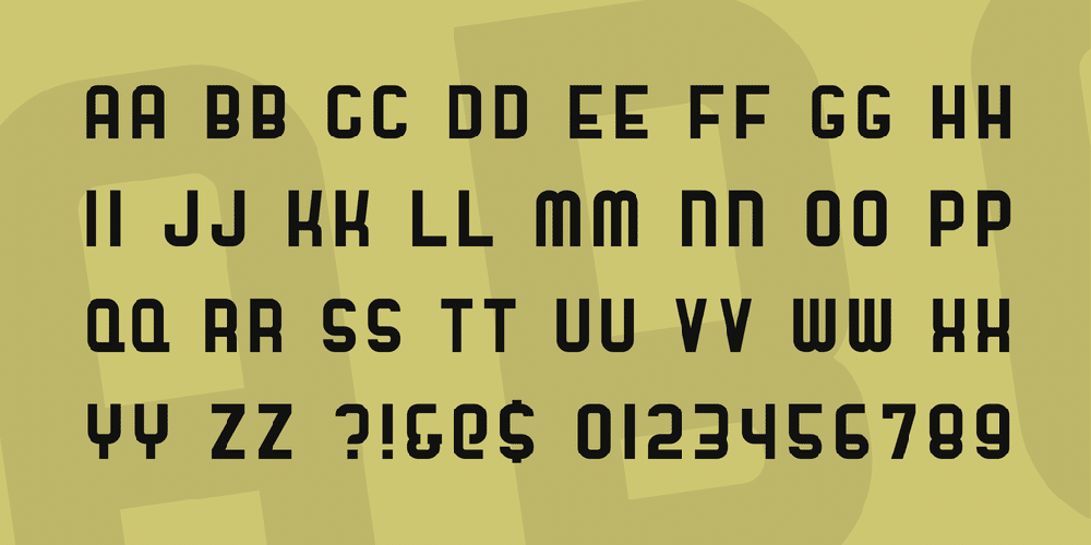 Stadium Font 1
