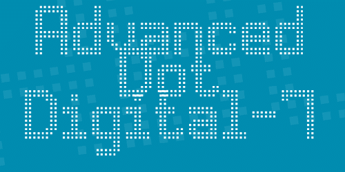 Advanced Dot Digital-7 Font