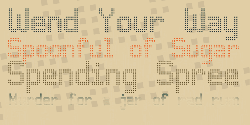 Advanced Dot Digital-7 Font 1