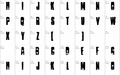 Ambulance Shotgun Font 2