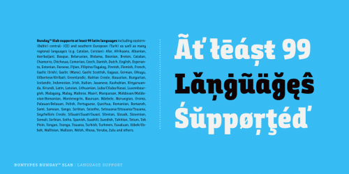 Bunday™ Slab Font Family 11