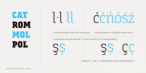 Bunday™ Slab Font Family 15