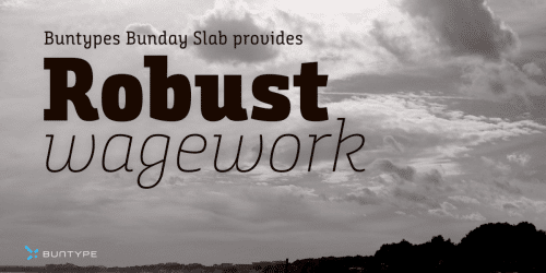 Bunday™ Slab Font Family 8