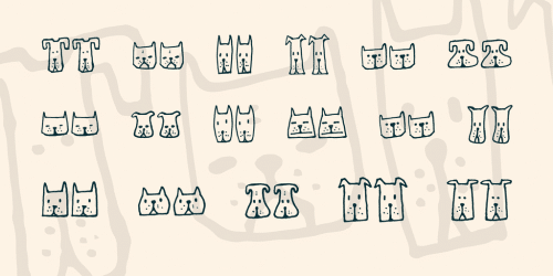 Cats and Dogs Font 1