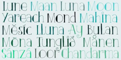 DK Clair De Lune Font 4