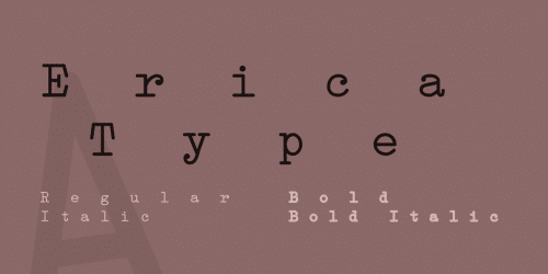 Erica Type Font Family 1